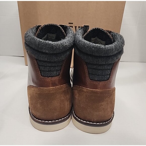 CREVO Javier Mens size 13 Leather Lace Up Chukka Boots Chestnut Brown Shoes new - Picture 3 of 12